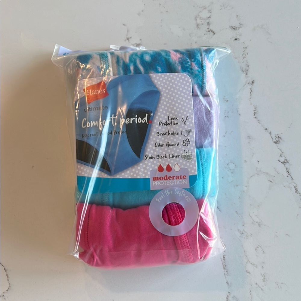 Hanes Comfort Period Underwear Pack